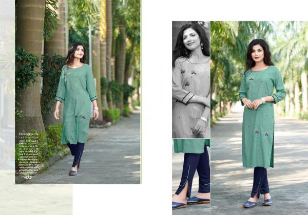 kayaa Vol 2 Rayon Katha Work Designer Exclusive Kurti collection